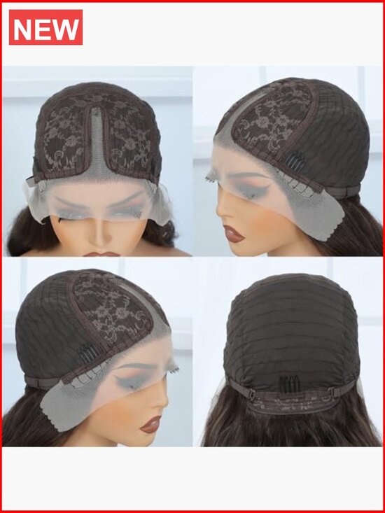 Body Wave Lace Front Wig for Black Women, 13x4x1 HD Transparent Lace, Pre main image 5